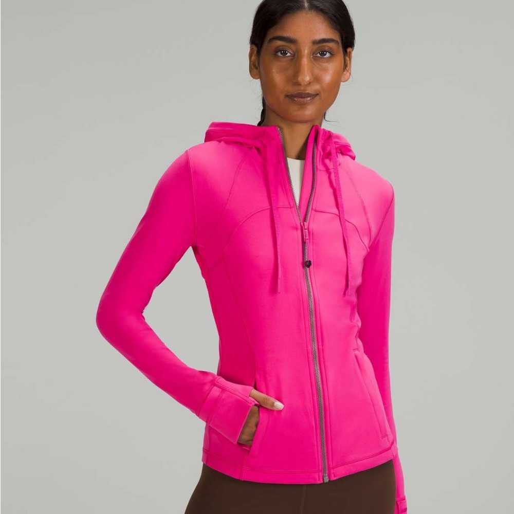Lululemon Sonic Pink hooded define jacket